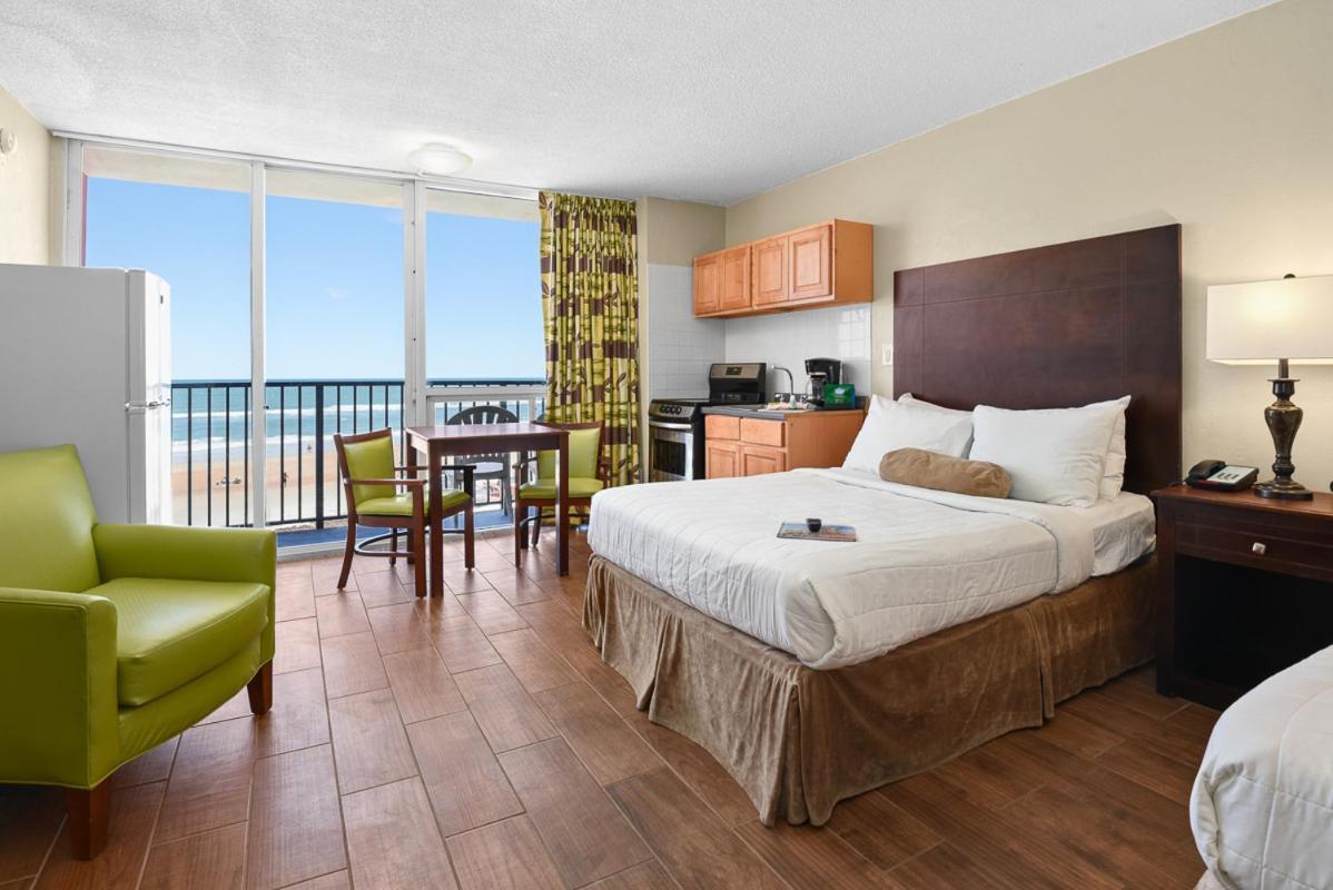 Ocean Front Room Two Double Beds