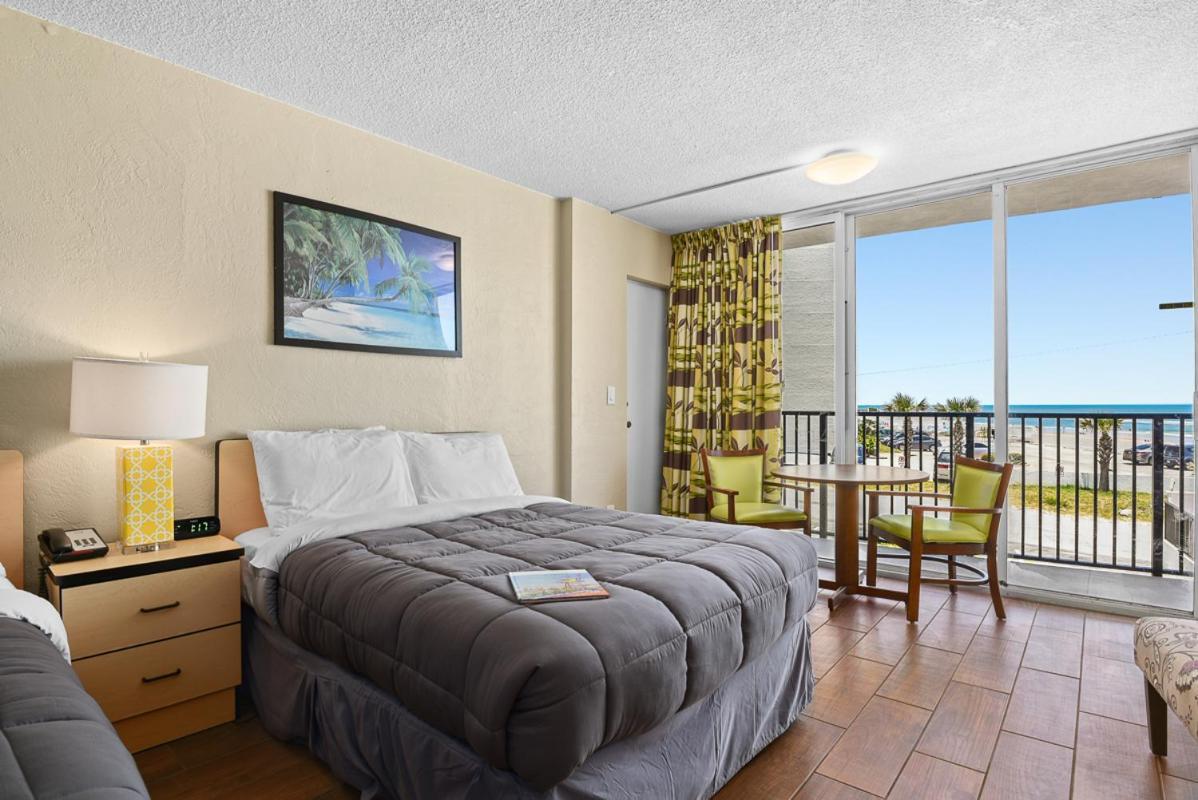 Ocean View Corner Balcony Two Double Beds