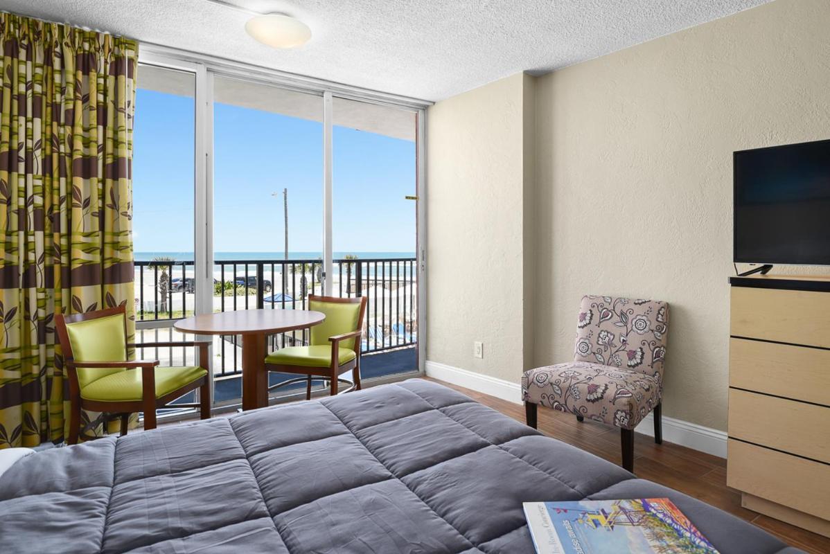 Ocean View Corner Balcony Two Double Beds