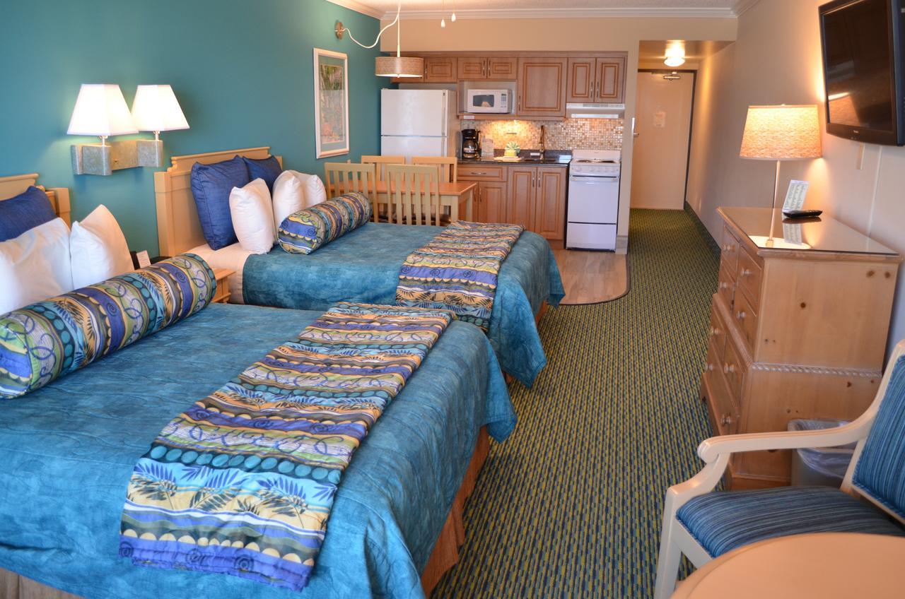 Oceanfront Room Two Queen Beds Disability Access Kitchen